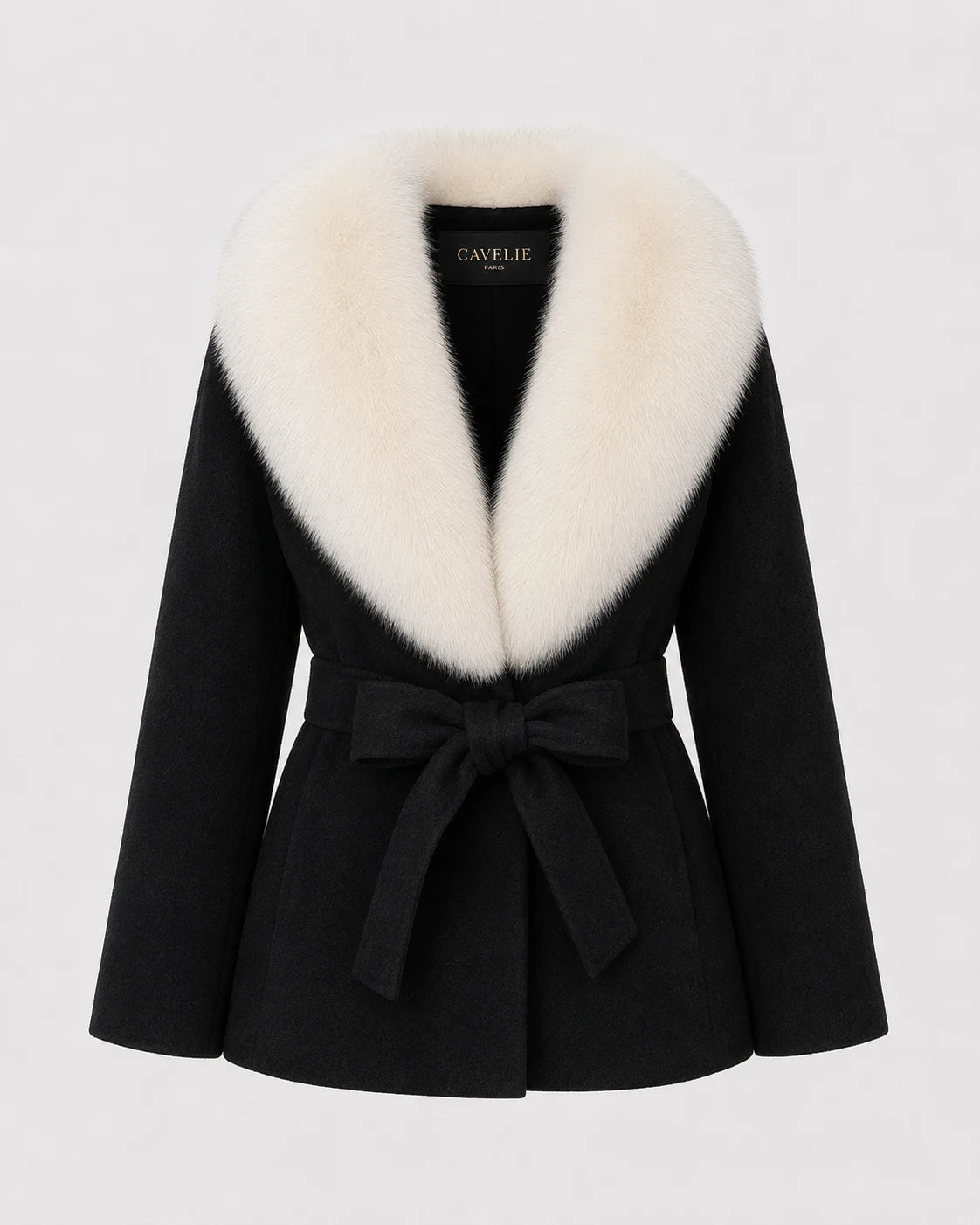 Bellamy Black White Coat