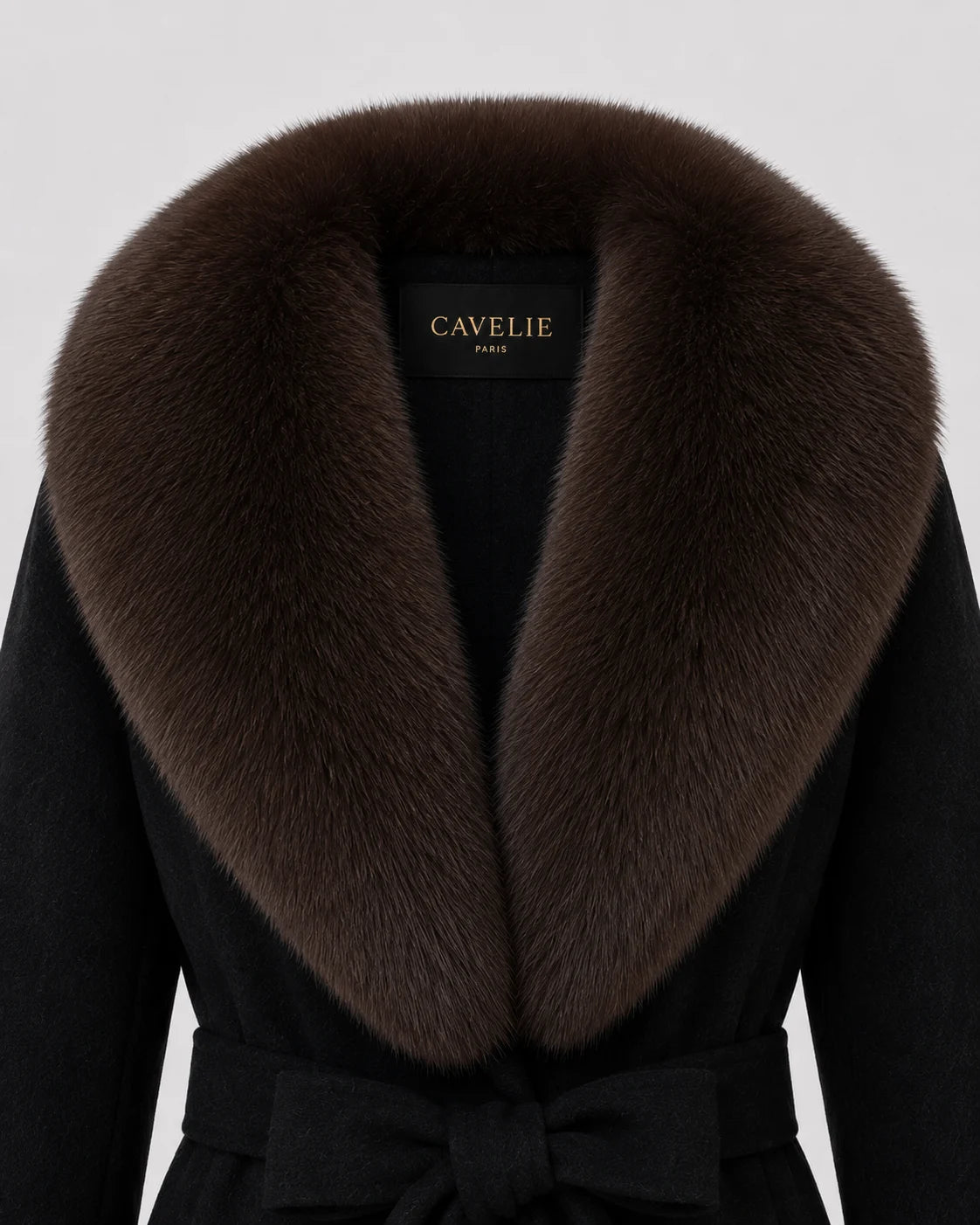 Bellamy Black Brown Coat