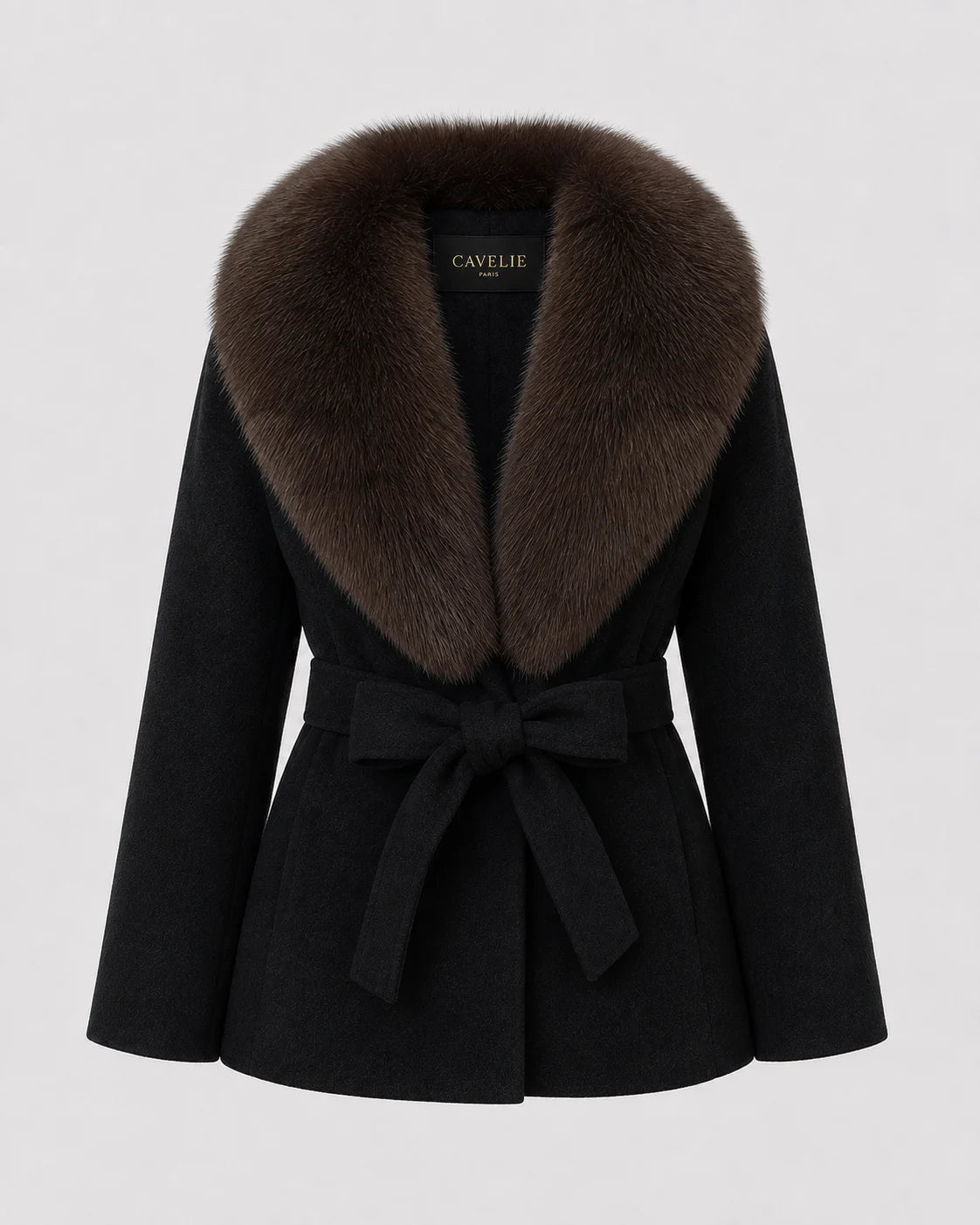 Bellamy Black Brown Coat