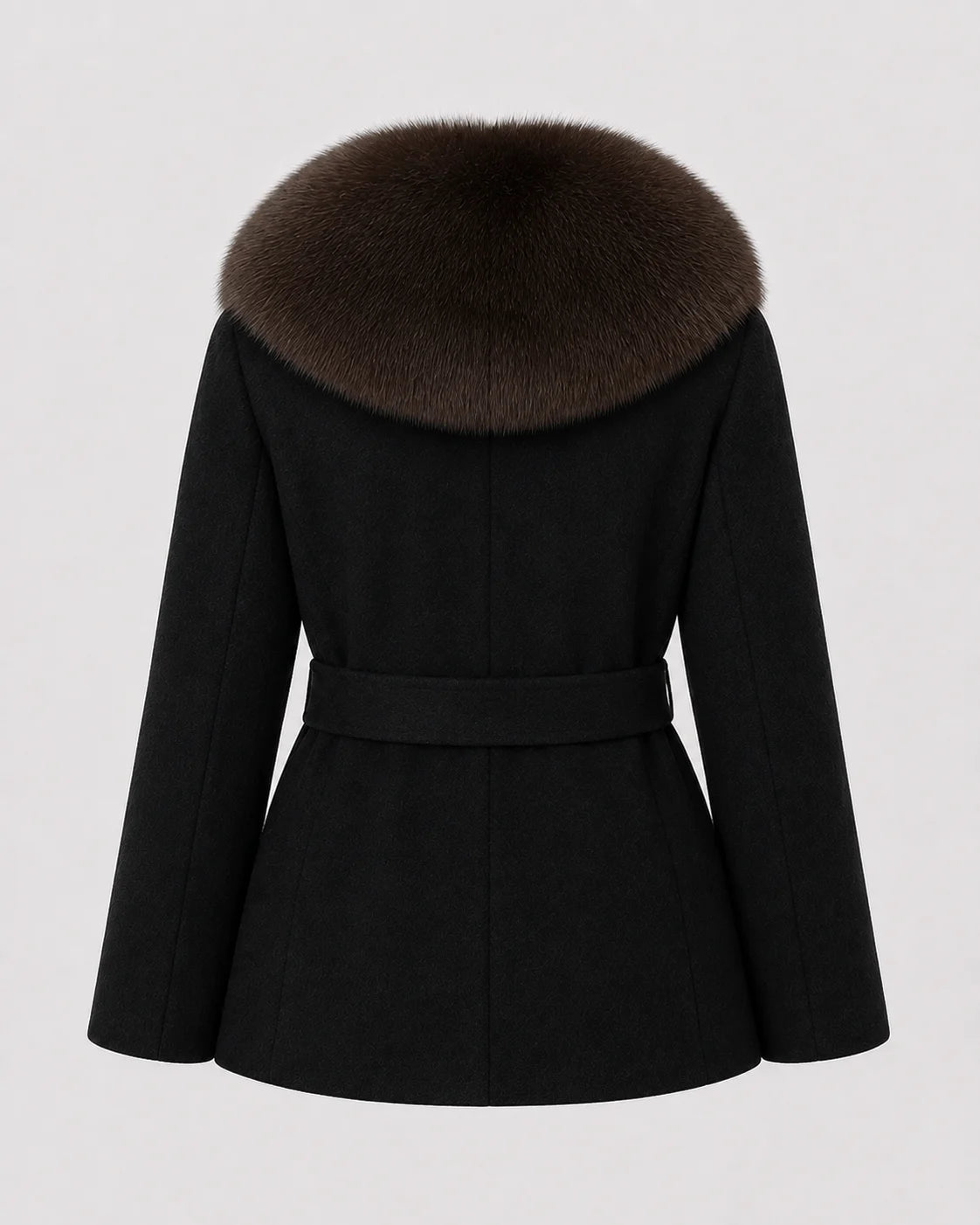 Bellamy Black Brown Coat