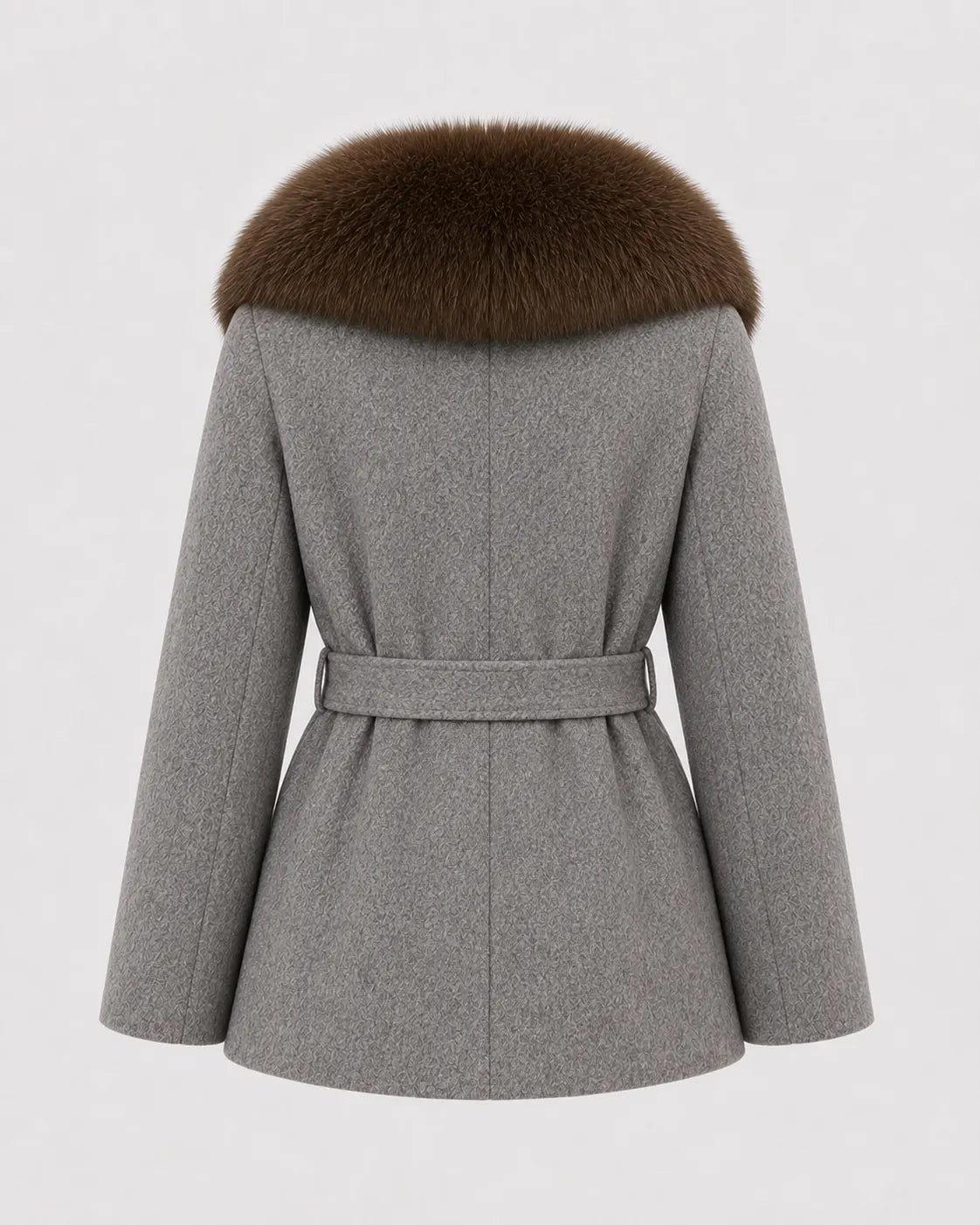 Bellamy Grey Brown Coat
