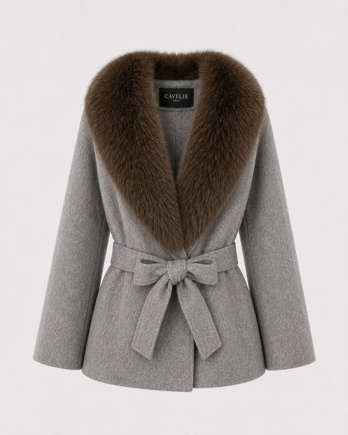 Bellamy Grey Brown Coat