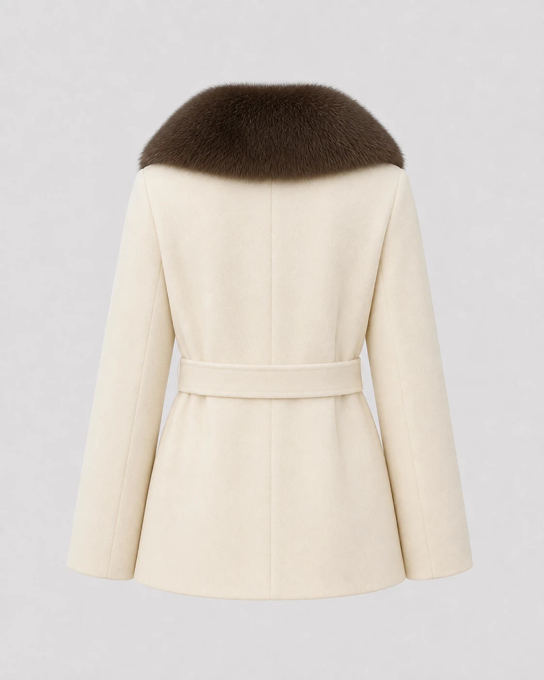 Bellamy Ivory Brown Coat