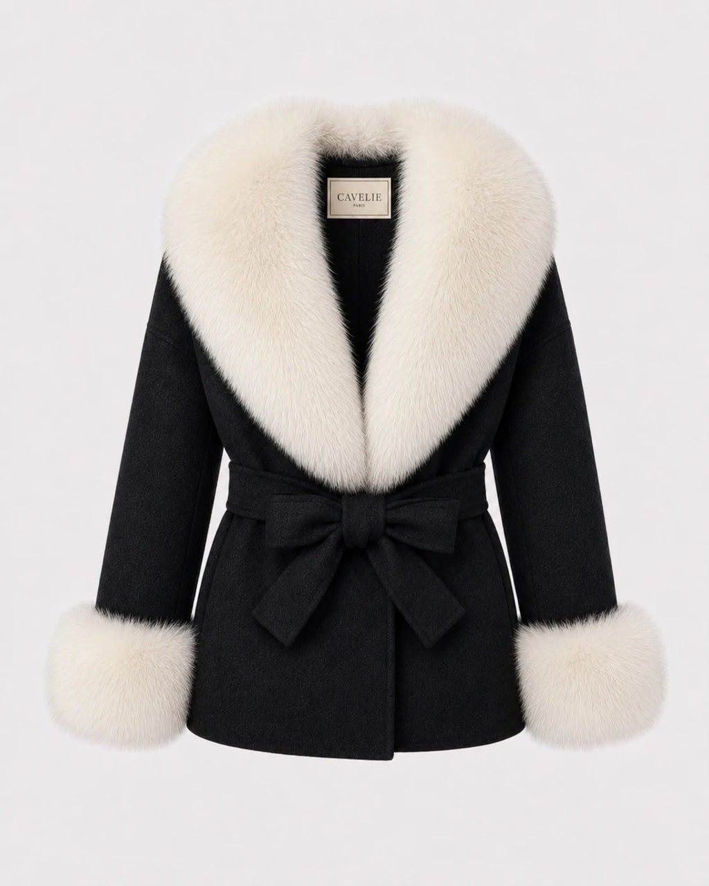 Bellamy Black White Coat