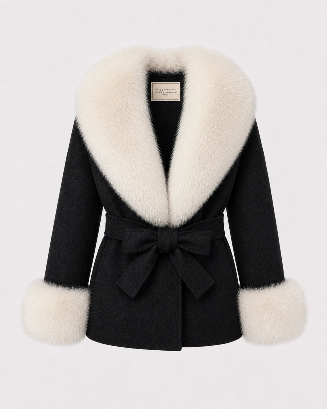 Bellamy Black White Coat