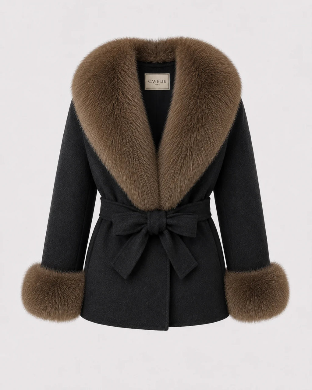 Bellamy Black Brown Coat