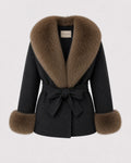Bellamy Black Brown Coat