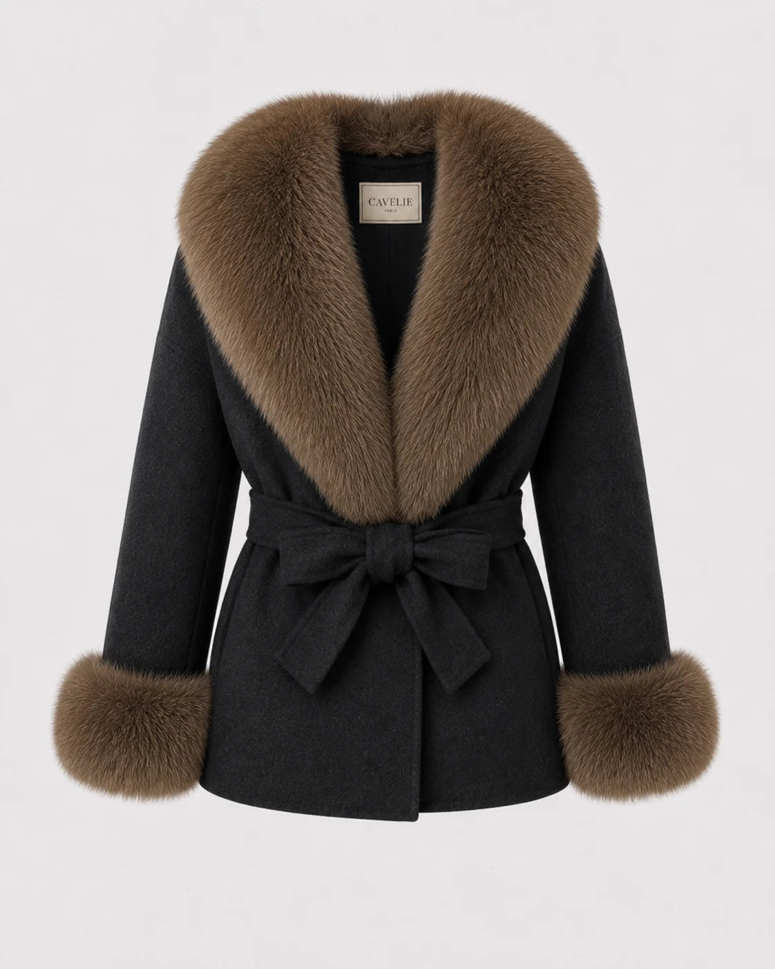 Bellamy Black Brown Coat