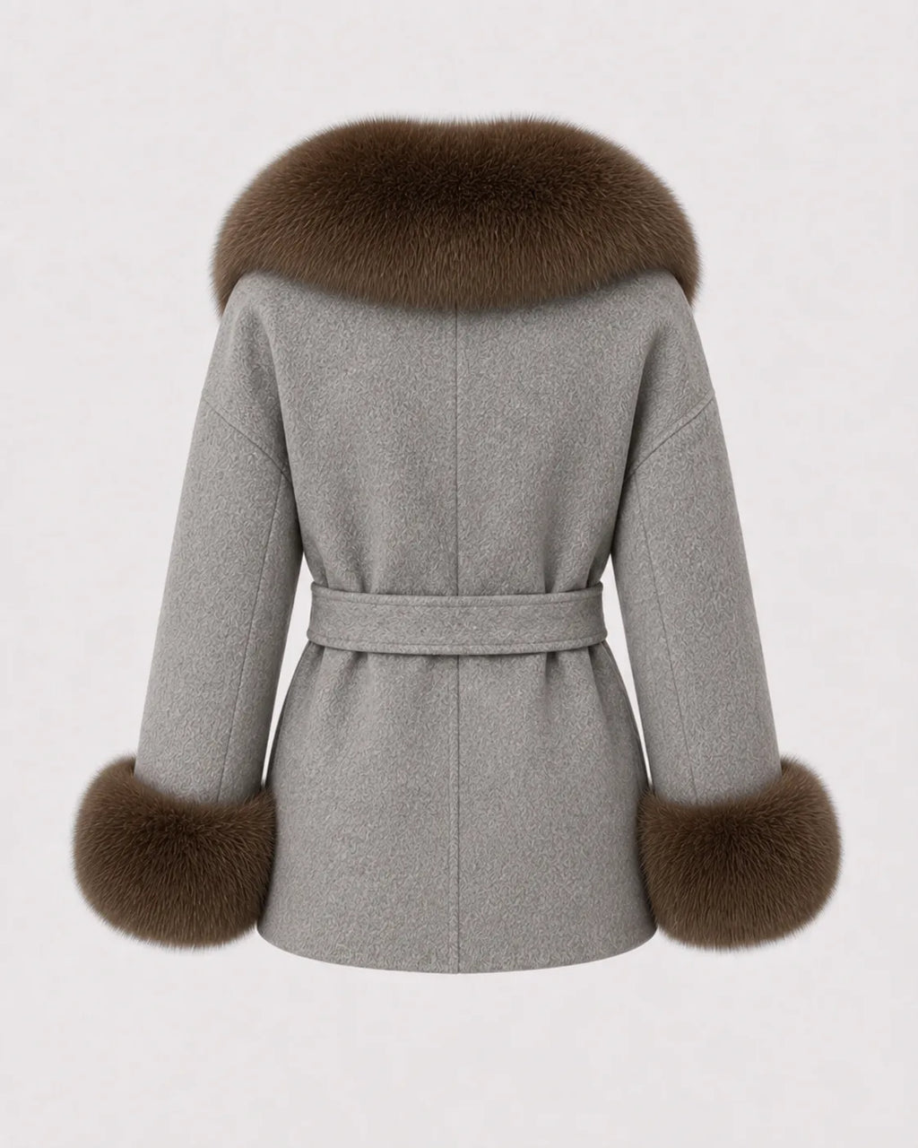 Bellamy Gray Brown Coat