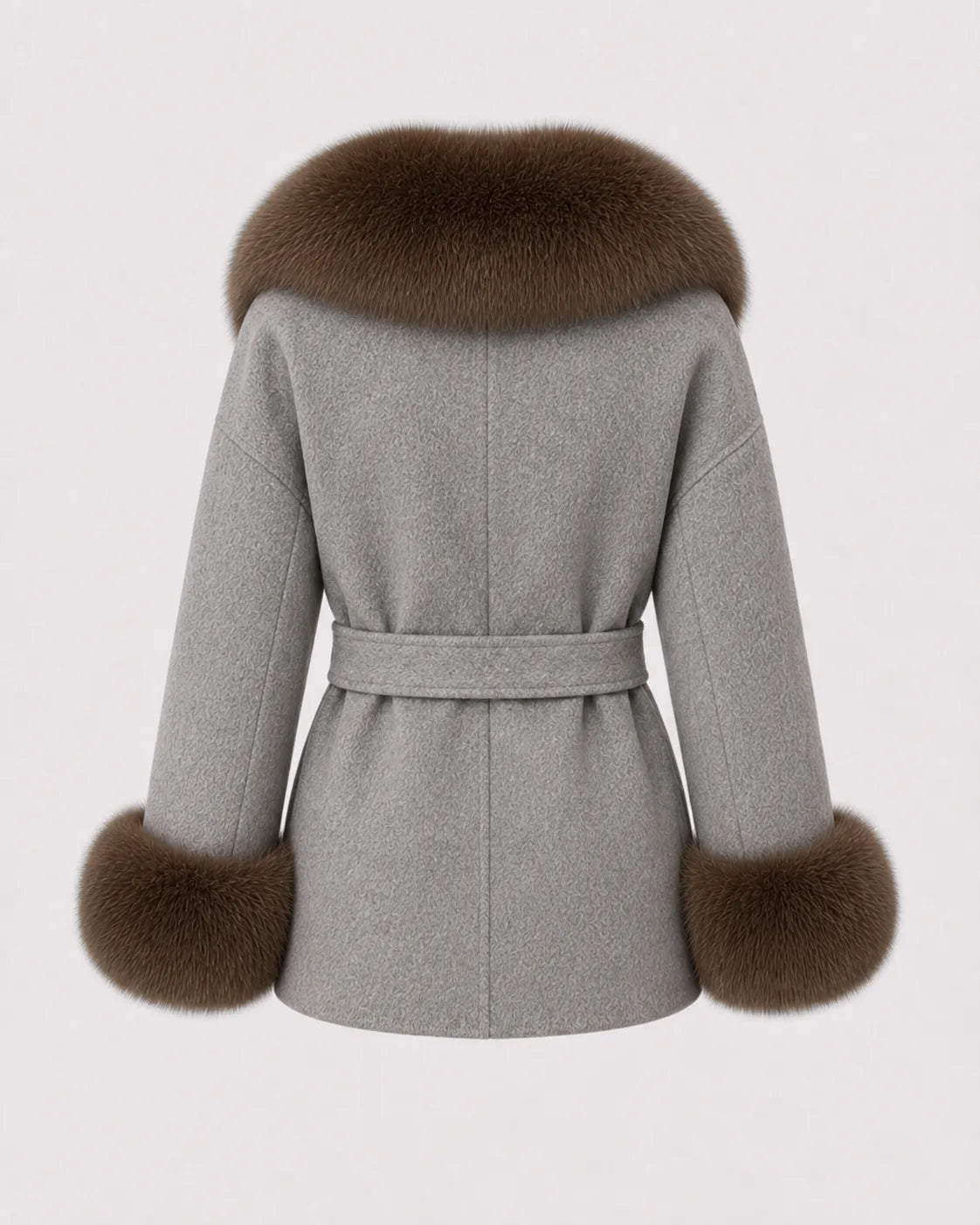 Bellamy Gray Brown Coat