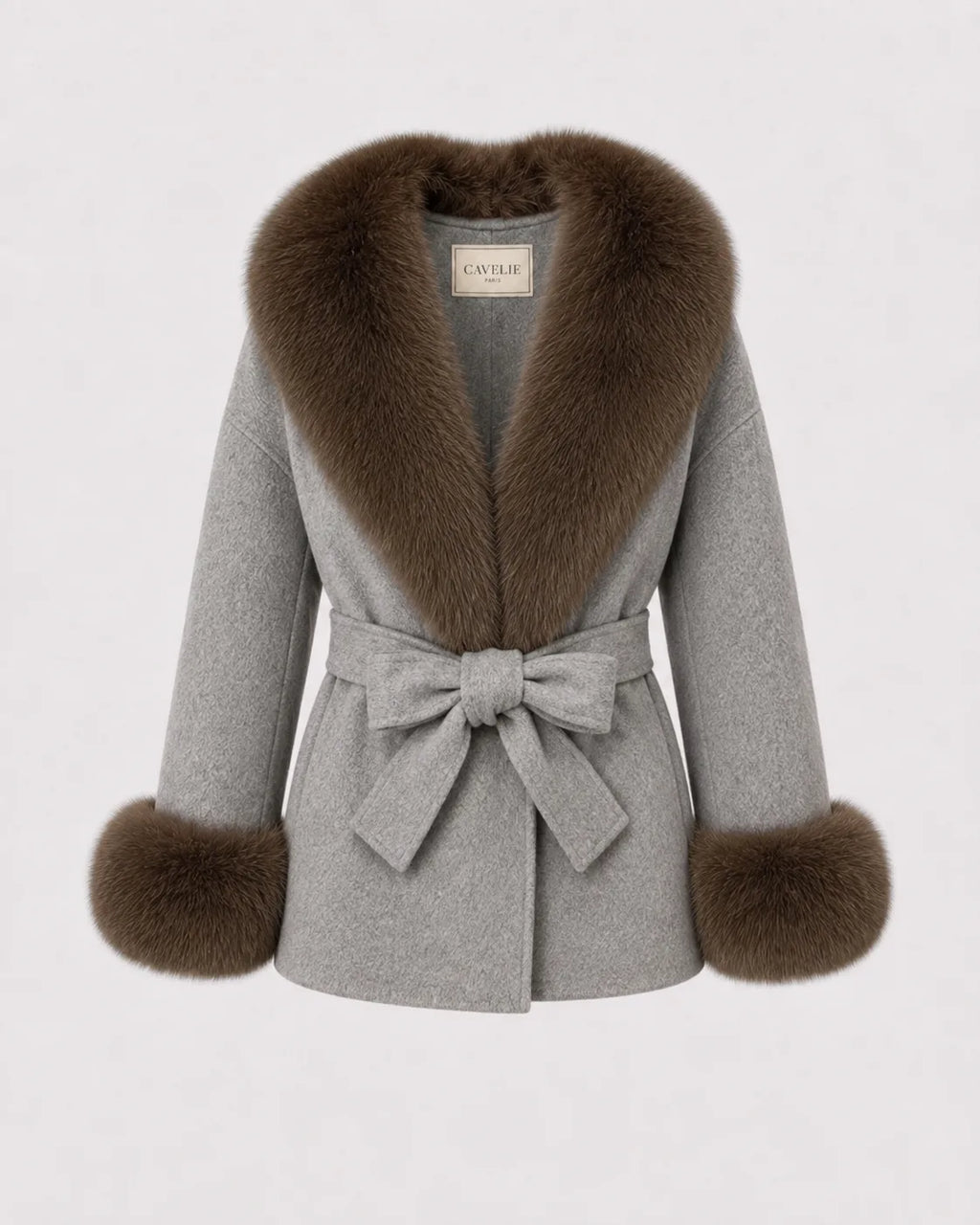 Bellamy Gray Brown Coat