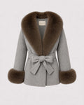Bellamy Gray Brown Coat