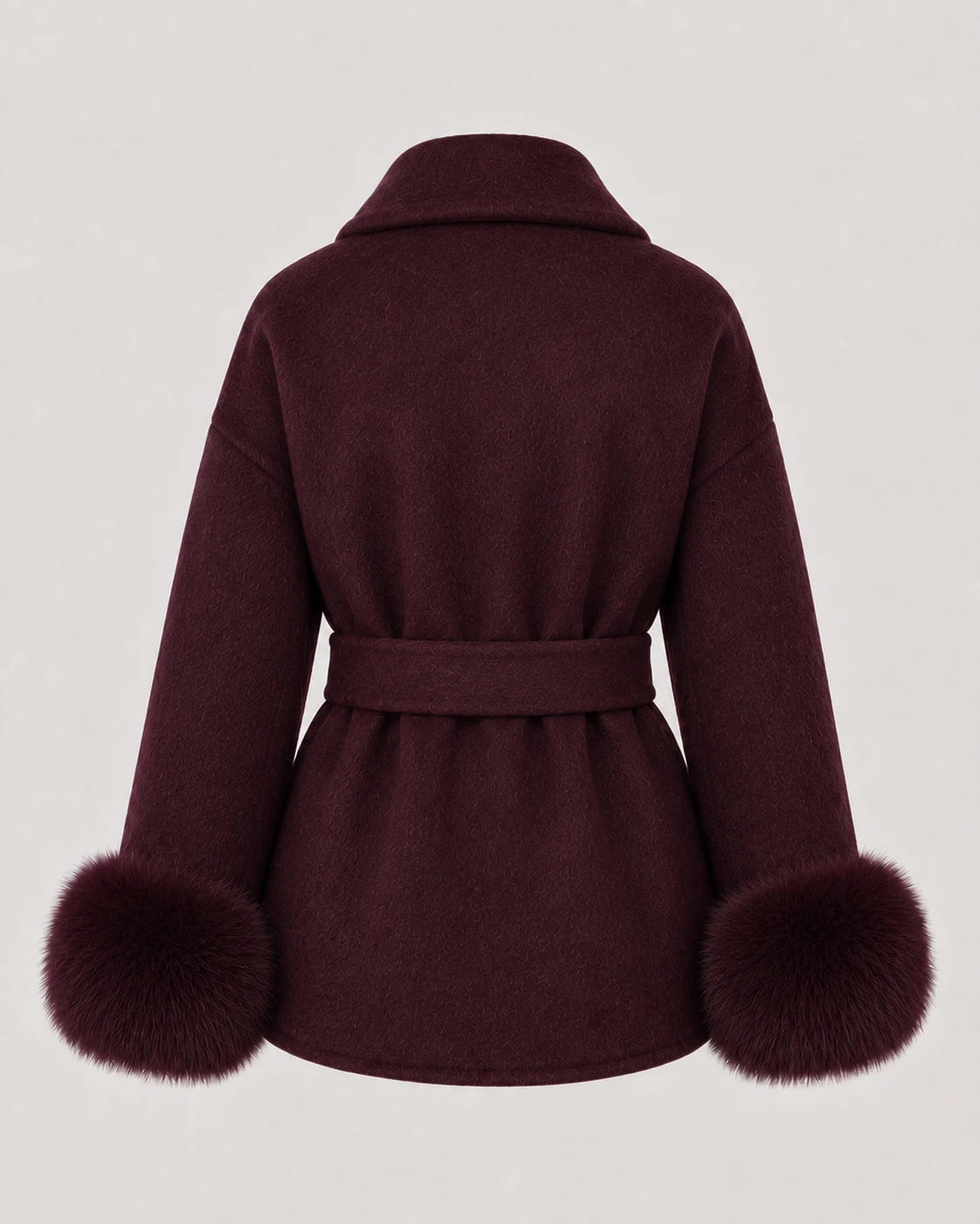 Marceau Burgundy Coat